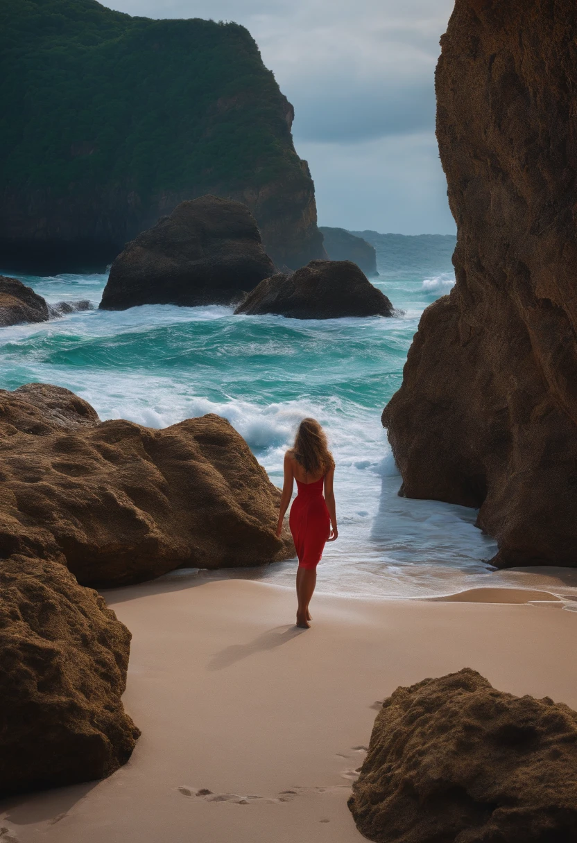 HD Wave Beach Girl