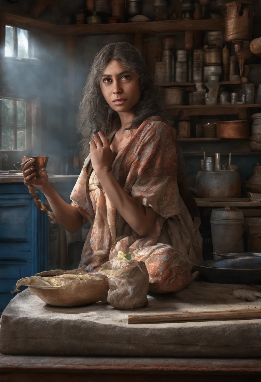 UM REI SENTADO EM UMA CADEIRA DE BARBEIRO escura: epic realistic, Soft cinematic portrait, adobe lightroom, photographic lab, altamente detalhado, desbotado, (cores neutras: 1,2), (hdr: 1,4) , (cores suaves:1.2), hiperdetalhado, (artstation:1.4), cinemactic, luzes quentes, dramatic light, (detalhes intrincados:1.1), fundo complexo, (rutkowski:0.66), (azul e laranja:0.4)