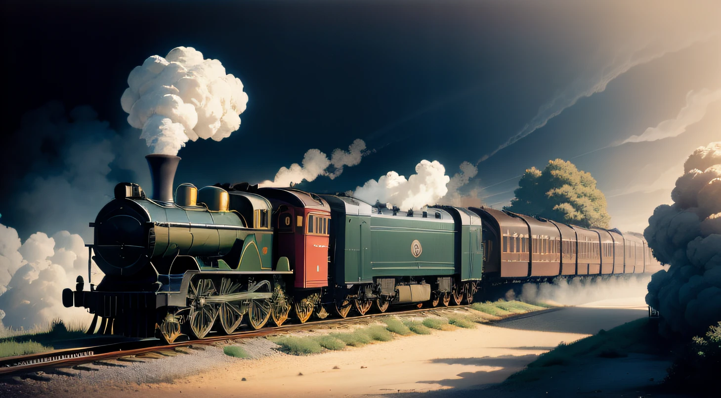 Steam trains,Go ahead,Side composition,Sense of speed,Multiple carriages,Sense of history