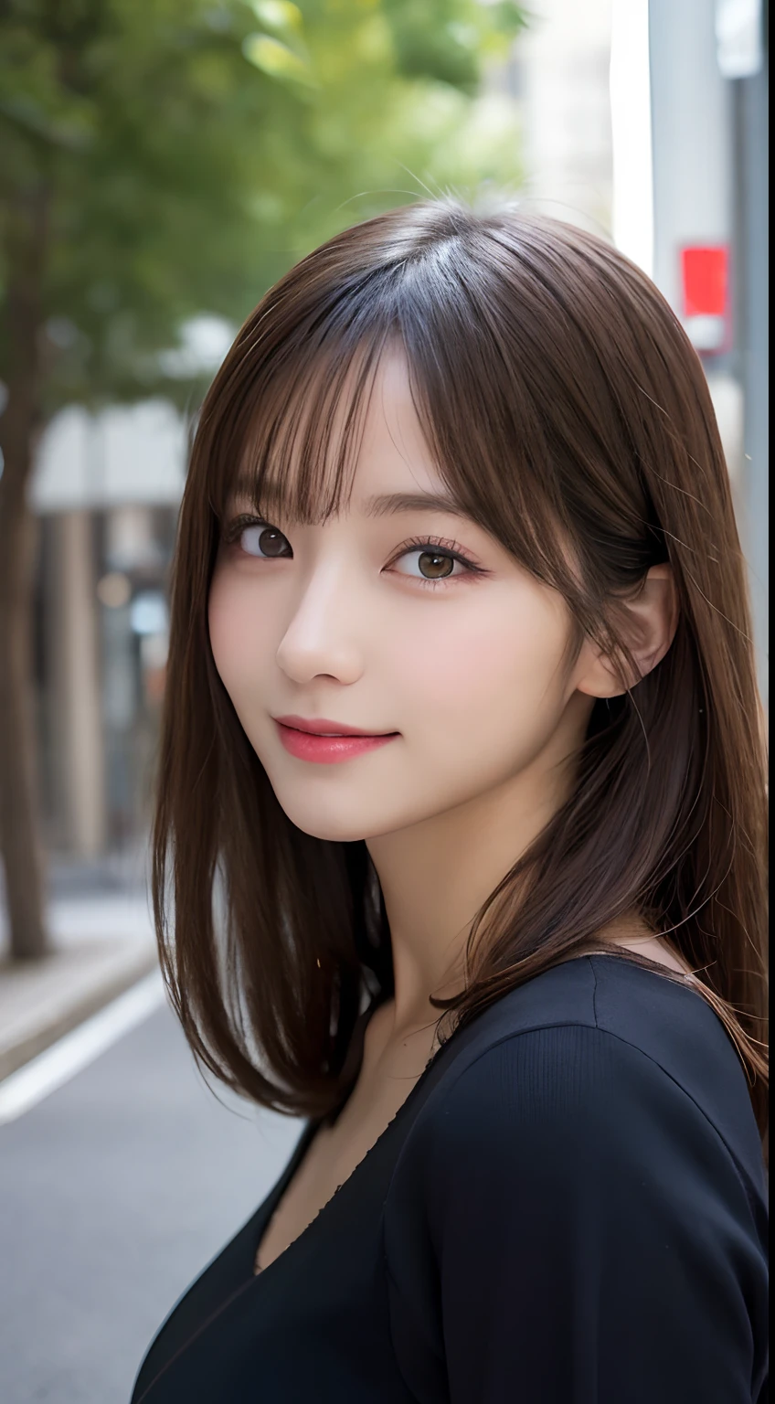 table top, highest quality, figure, super detailed, finely, High resolution, 8k wallpaper, 完璧なダイナミックな構figure, detailed and beautiful eyes, wearing a red bikini swimsuit,medium hair,natural color lip, bold sexy pose,smile,Harajuku、20 year old girl、cute、sexy shot looking at camera、C cup、brown hair、cacique#39;face、background is white、white background