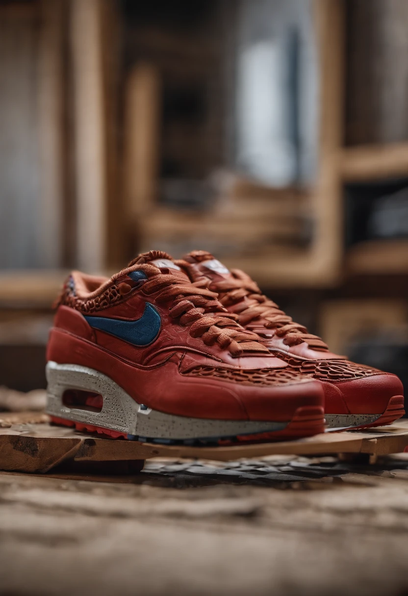 The 3D Lego model of a Nike Air Max is a precision-crafted replica made entirely from Lego bricks. It intricately captures the signature design elements, including the unique paneling, vibrant color palette, and iconic Nike Swoosh logo. This creative amalgamation of Lego artistry and sneaker culture results in a captivating representation, skillfully constructed using only Lego bricks.