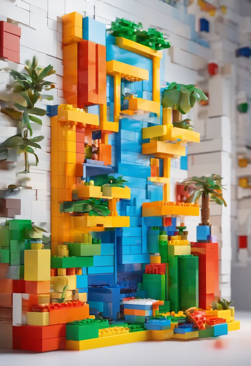 The 3D Lego model of a Nike Air Max is a precision-crafted replica made entirely from Lego bricks. It intricately captures the signature design elements, including the unique paneling, vibrant color palette, and iconic Nike Swoosh logo. This creative amalgamation of Lego artistry and sneaker culture results in a captivating representation, skillfully constructed using only Lego bricks.