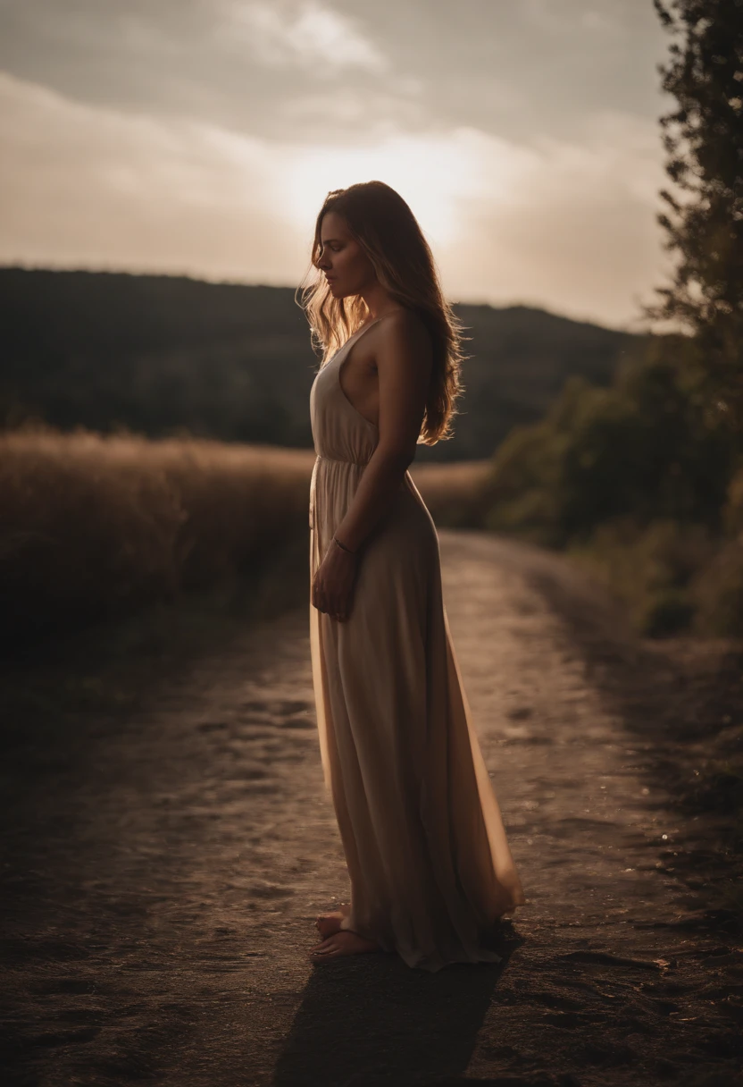 nudde,girl with
