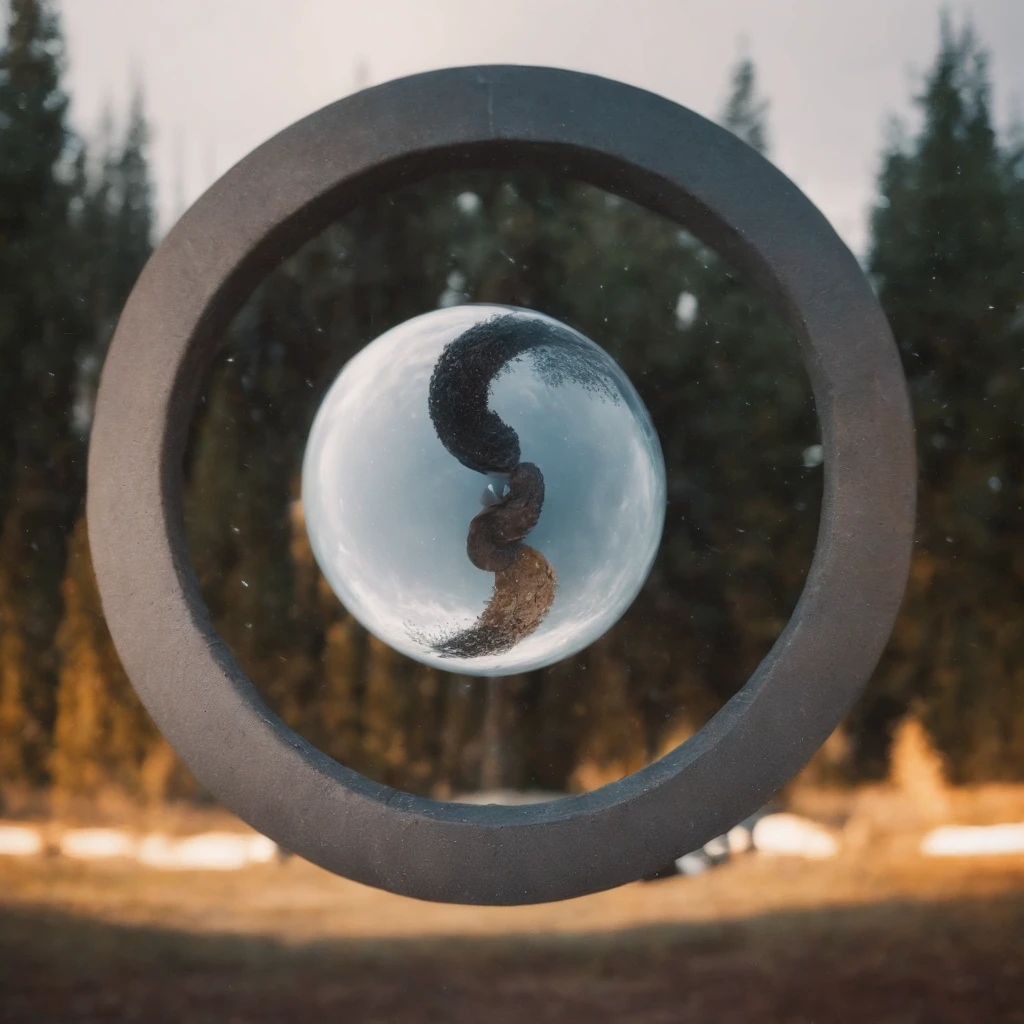 "In a colorful multiverse,Reality succumbs to the whims of quantum mechanics, Imagine a yin and yang totem filled with dirt and water, Fire and wind across parallel dimensions, Where gravity changes, Time loop, and the possibilities are endless."