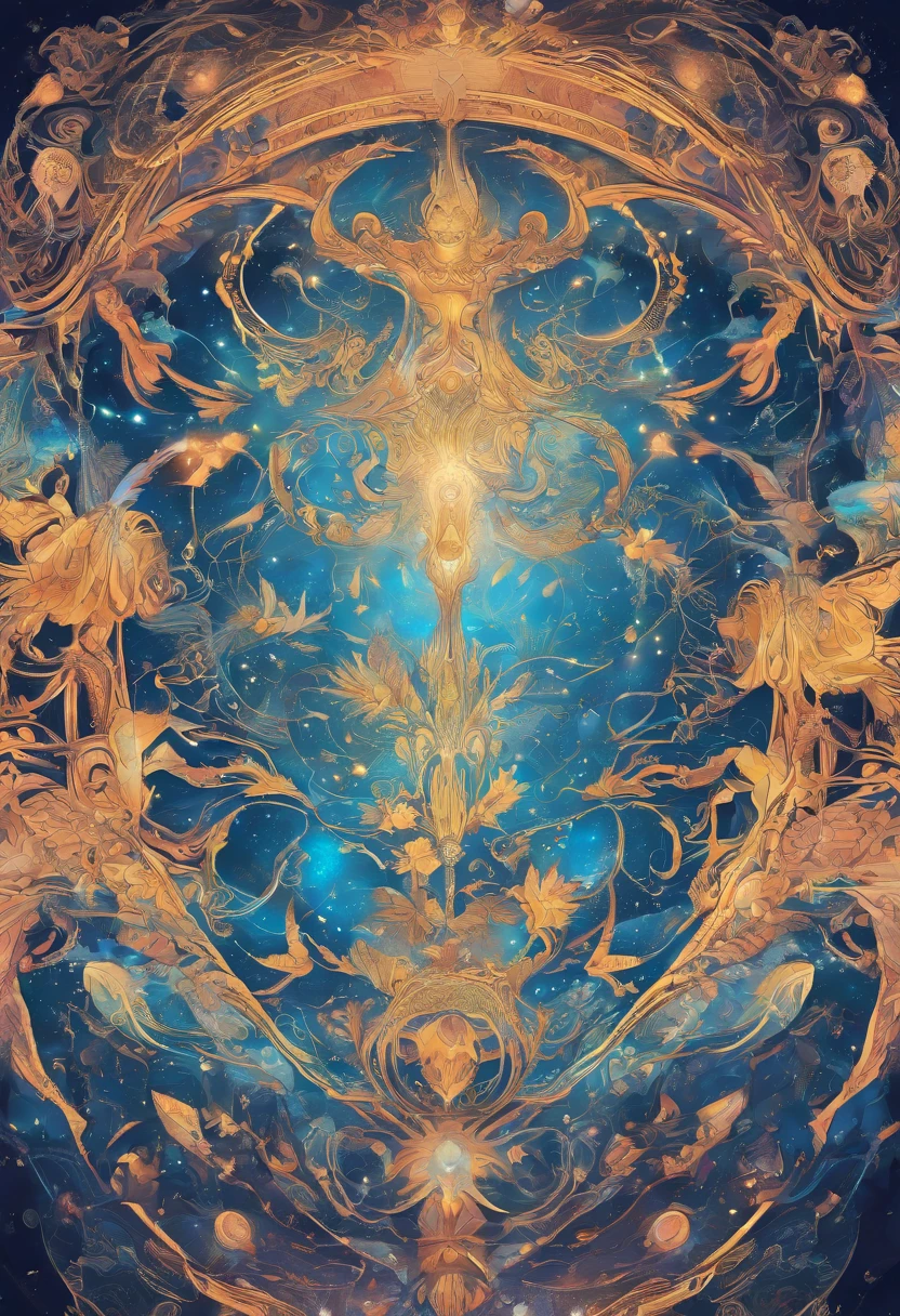 Imagine an electric blue nebula filled with psychedelic colors and pulsating plasma streams. A cyborg, half-human and half-android, floats in space, marveling at the alien technologies surrounding. illustration, dark magic splash, fantasy art, hand drawn, Accent Lighting, subtle motion effects, best quality, decorative art, low-poly, UHD, golden ratio composition, ((soft colors)), (cel-shading style)extremely saturated image (saturation 10) ink lined art, bold lines, illuminated by stars