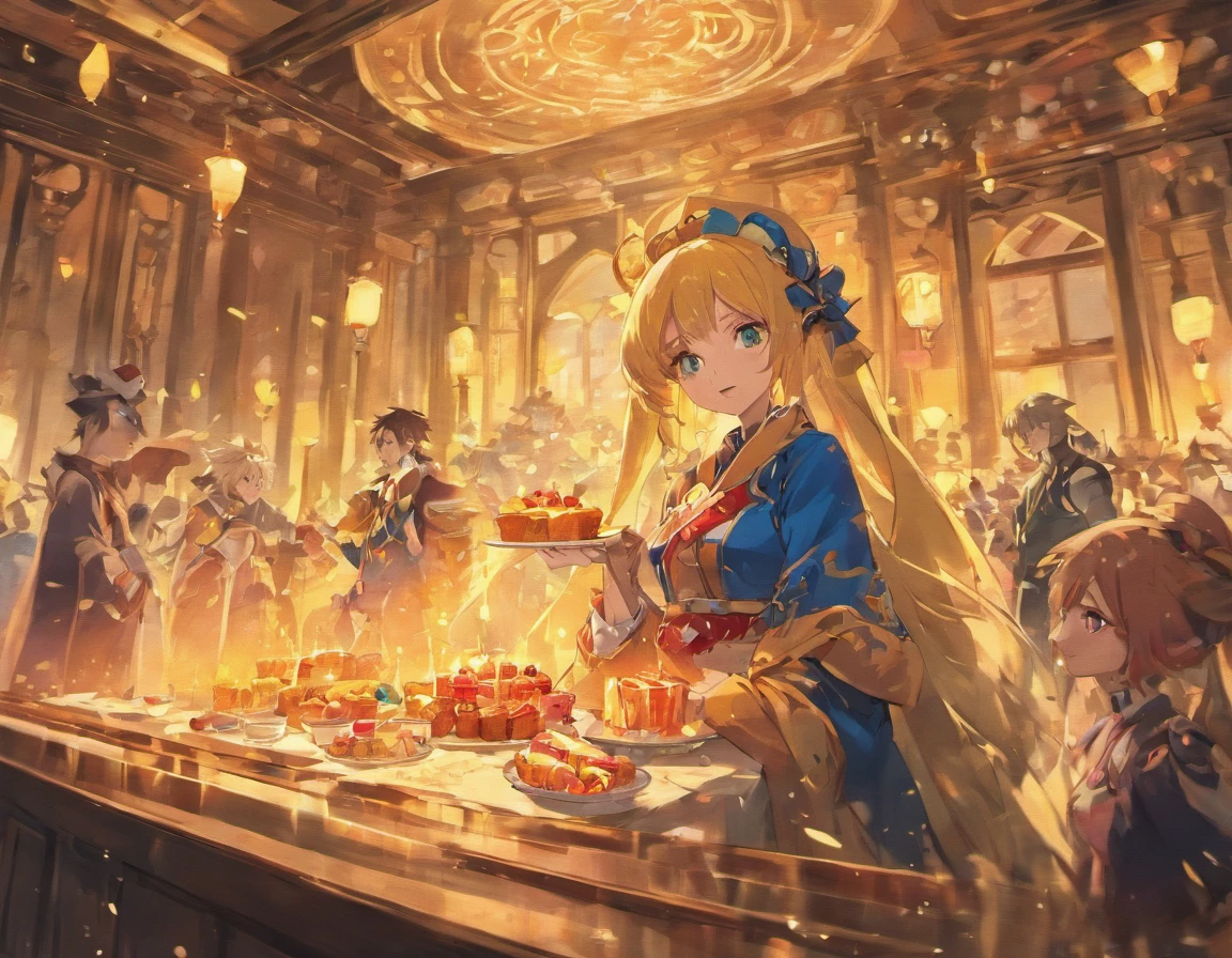 five man tea party