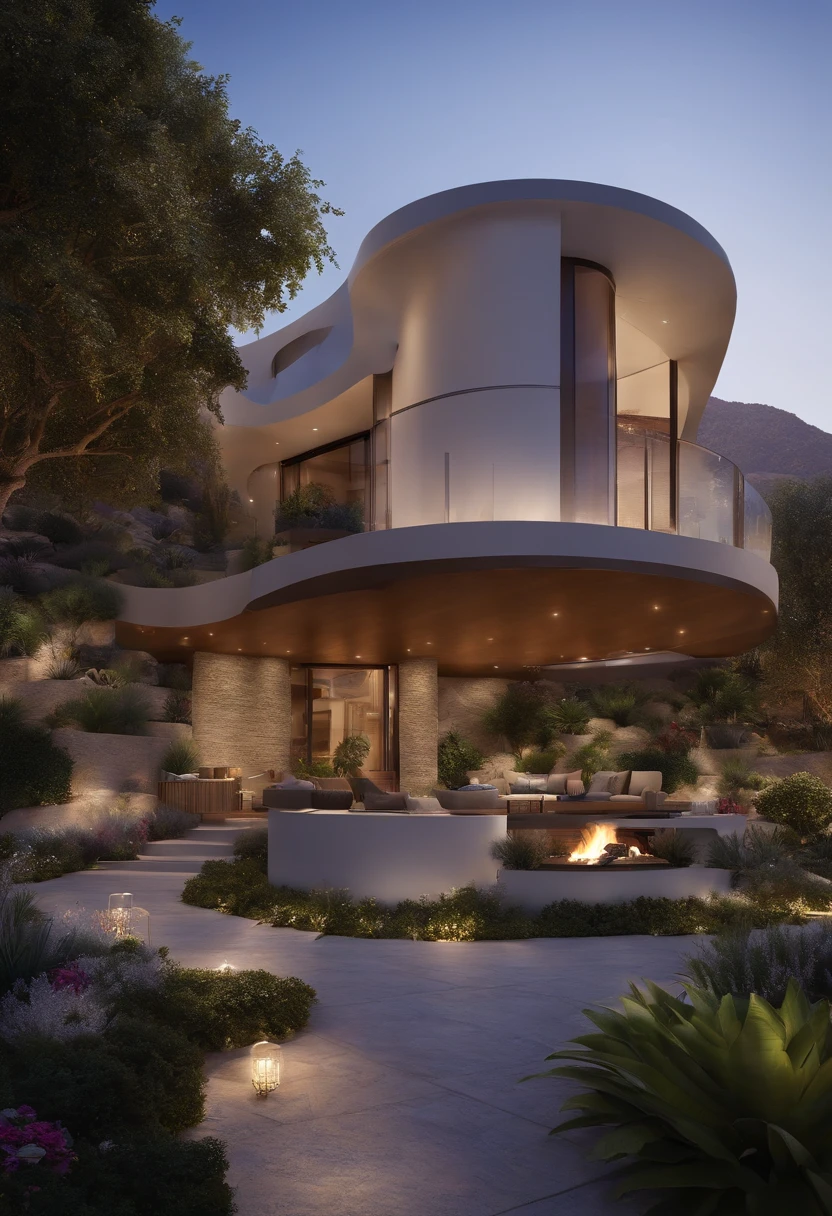 - Hi def 32K res architect render on alien desert ice water mountain 7777 diameter outdoor stone brick patio.outdoor grill.fireplace,Olympic pool,jacuzzi,beautiful garden,vegetables,flowers,tropical trees,attached 1150ft high 17 level deck,stairs attached to 7777777777788877777888888777777777777777777100000sq ft 44 story home.Photorealistic,High Quality,Sharp Focus,Hyperrealism, Digital Art,Extreme detail.EF 800mm f/5.6L,USM Super Telephoto Lens DeepPRIME XD 3840x2160 pixels - Image Creator