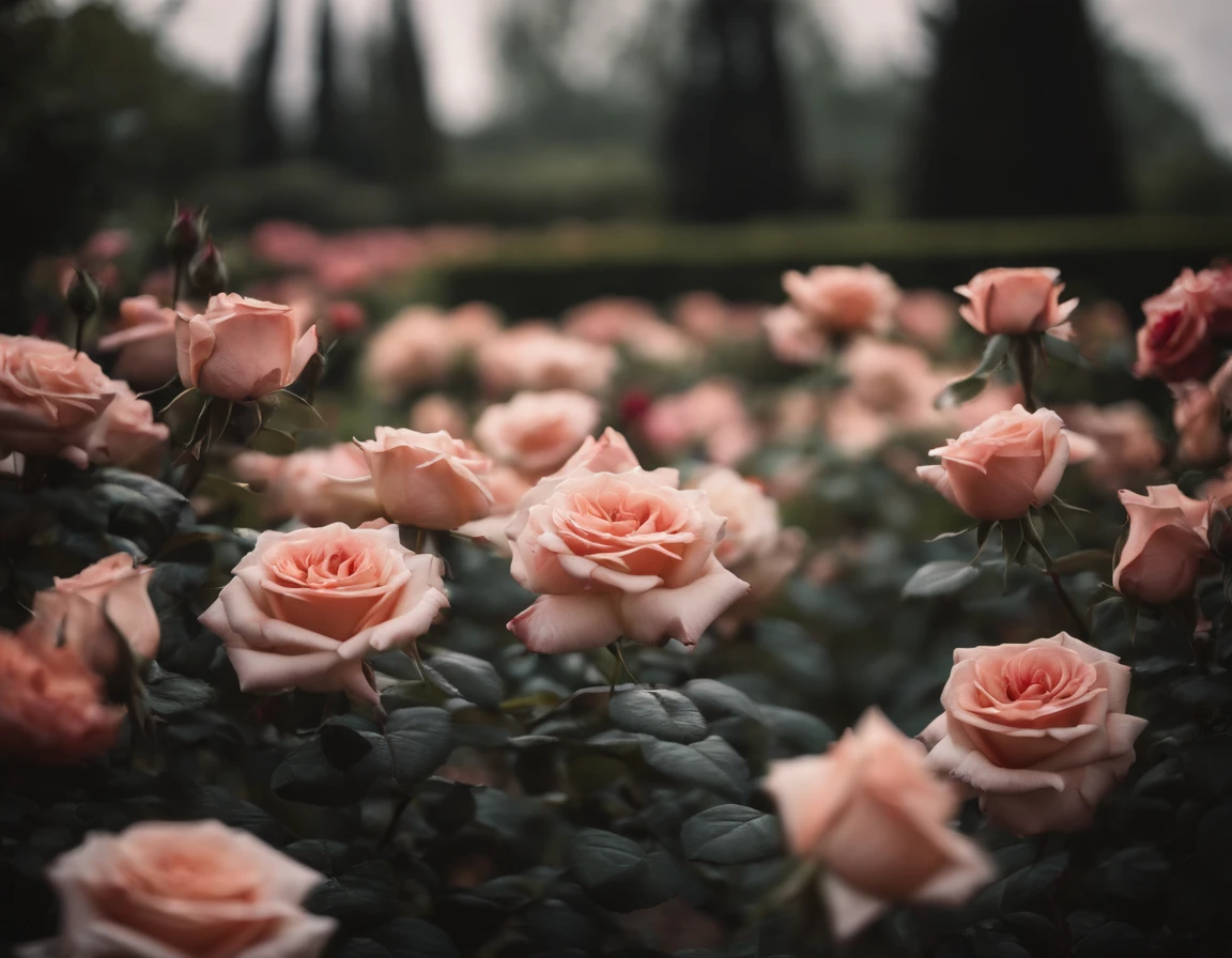 a rose garden