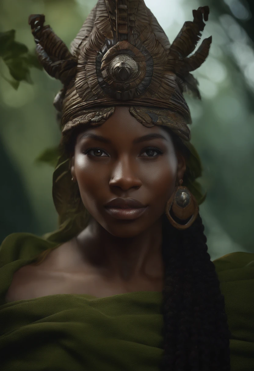 (professional 3d render:1.3) af (Realistic:1.3) The most beautiful artistic photo in the world，Indigenous people wearing stone primitive totem masks， Wear it meticulously、Precision ADE, A wry smile in his eyes, Cosmic God,Impreseesionismo,afrofuturist, Full body 8K unit rendering, skin pore, very dark lighting, heavy shading, A detailed, Detal Face, (vibration, Realistic photography, Realistic, Dramatic, ln the forest, foco nítido, 8K), (Old cloth clothes damaged by bad weather:1.4), ((((Use skins)))), (复杂:1.4), decadent, (highly  detailed:1.4), digitial painting, Closed forest,rendering by octane, art  stations, concept-art, Liso, foco nítido, illustration, From the budding of art, (loish:0.23), wlop ilya kuvshinov, e Greg Rutkowski e Alphonse Mucha Gracias, (global ilumination, studiolight, Amount of light), very heavy rain, Floating particles, fanciful, biz, full bodyesbian, ((Dark background starry night:1.3)),CGSesocieda,art  stations