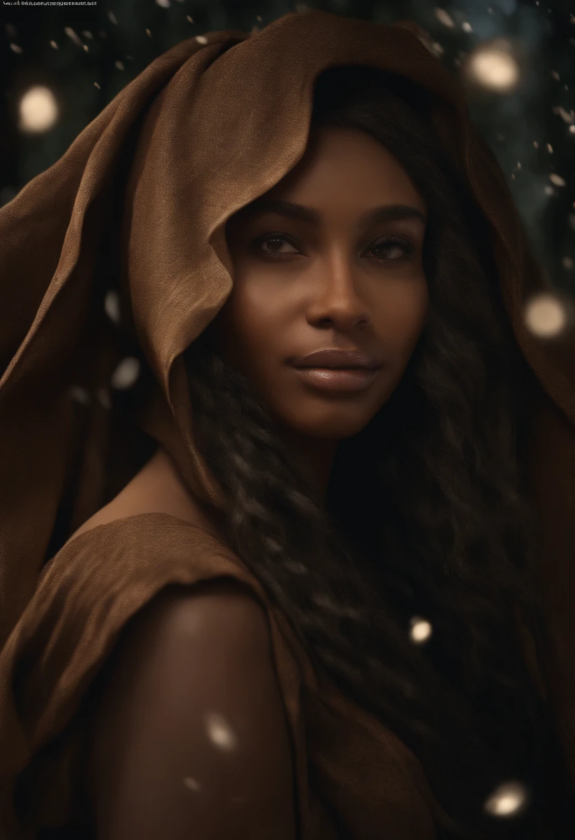 (professional 3d render:1.3) af (Realistic:1.3) The most beautiful artistic photo in the world,Indigenous people wearing stone primitive totem masks, Wear it meticulously、Precision ADE, A wry smile in his eyes, Cosmic God,Impreseesionismo,afrofuturist, Full body 8K unit rendering, skin pore, very dark lighting, heavy shading, A detailed, Detal Face, (vibration, Realistic photography, Realistic, Dramatic, ln the forest, foco nítido, 8K), (Old cloth clothes damaged by bad weather:1.4), ((((Use skins)))), (复杂:1.4), decadent, (highly detailed:1.4), digitial painting, Closed forest,rendering by octane, art stations, concept-art, Liso, foco nítido, illustration, From the budding of art, (loish:0.23), wlop ilya kuvshinov, e Greg Rutkowski e Alphonse Mucha Gracias, (global ilumination, studiolight, Amount of light), very heavy rain, Floating particles, fanciful, biz, full bodyesbian, ((Dark background starry night:1.3)),CGSesocieda,art stations