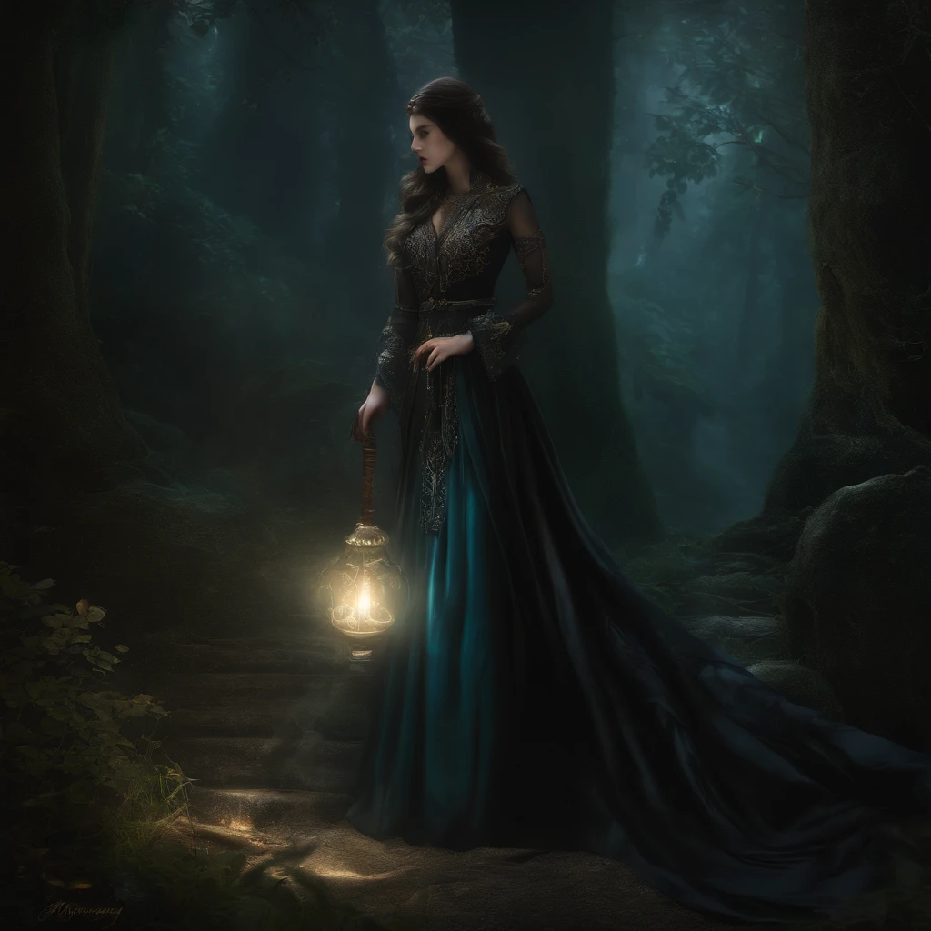 Best quality, Masterpiece, 超高分辨率, (photograph realistic:1.4), surrealism, Dream-like,fusionart, Shadowdancer, shadow magic, darkness control, stealth, shadowstep, umbral spells, hidden blade,