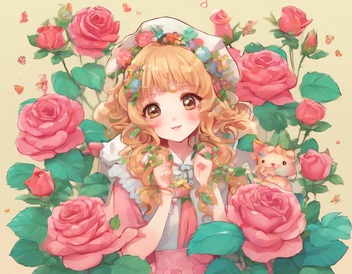 a rose garden