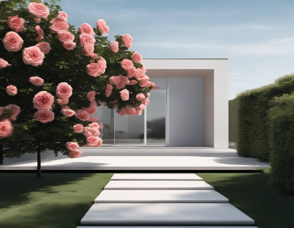 a rose garden