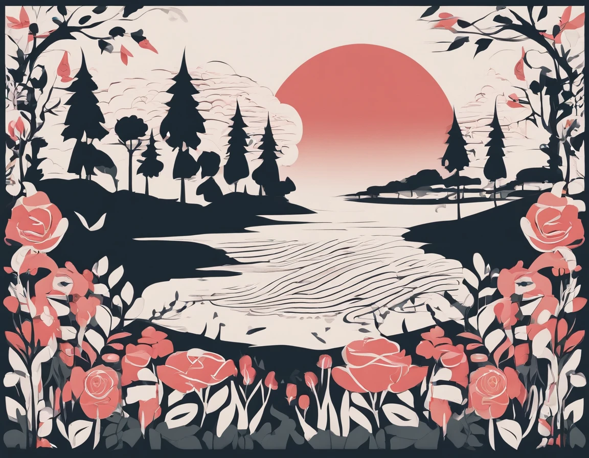 a rose garden
