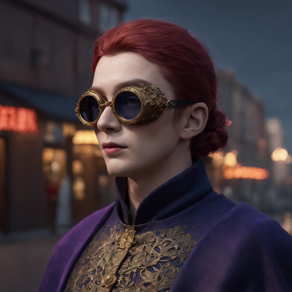 (Portrait of fashionista man medieval 1950s with intricate color fashion gloss polarized goggles), vellus hair, Hideous expression, (Extremely detailed digital photography:1.2), Stand in the middle of the city, (((full bodyesbian))), raw picture, simulating, hasselblatt, 50asa, F8, 12mm, Glow effects, godrays, handpainted, Renders, 8K, rendering by octane, 4 d cinema, blender, Dark, atmospheric 4k ultra detailed, cinematic sensual, Sharp focus, humorous illustration, great depth of field, Masterpiece, colours, 3d octane render, 4K, concept-art, trending on artstationh, Hyperrealistic, Vivid colors, rim-light, Extremely detailed Cg Unity 8K wallpaper, trending on artstationh, trending on CGSociety, Yayoi Kusama's pop art style, Intricate, High detail, Dramatic
,Pure energy, light particules, Sci-fi