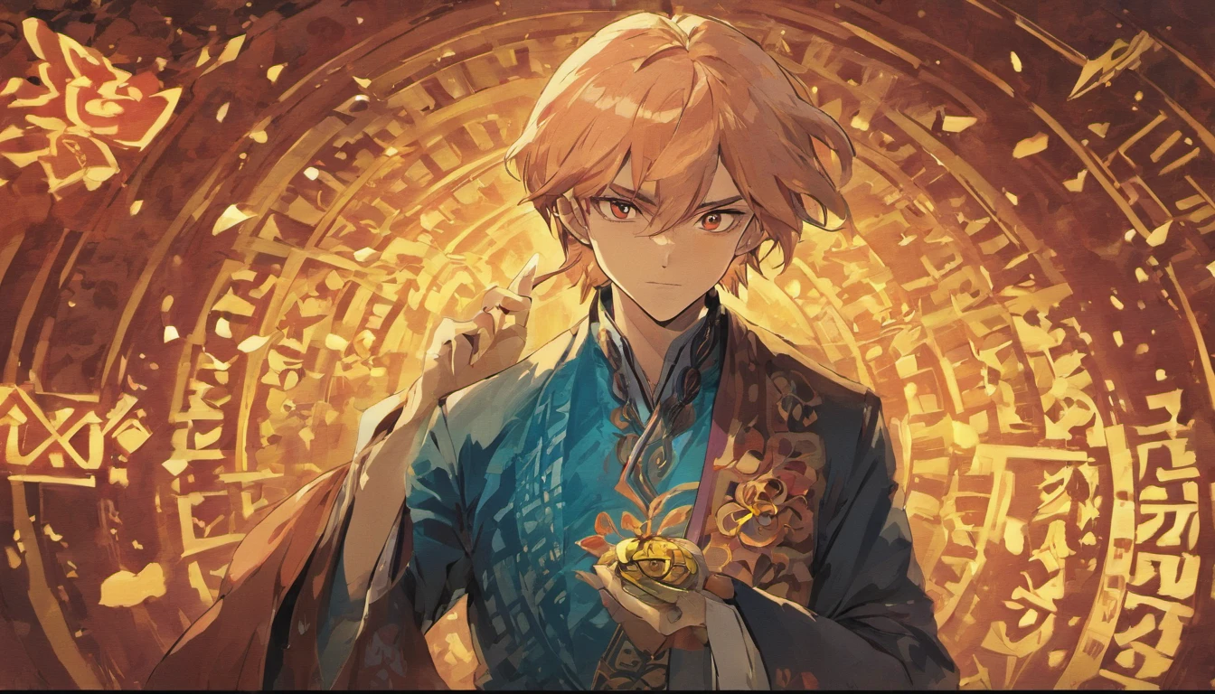 Gambler，Oriental middle-aged man