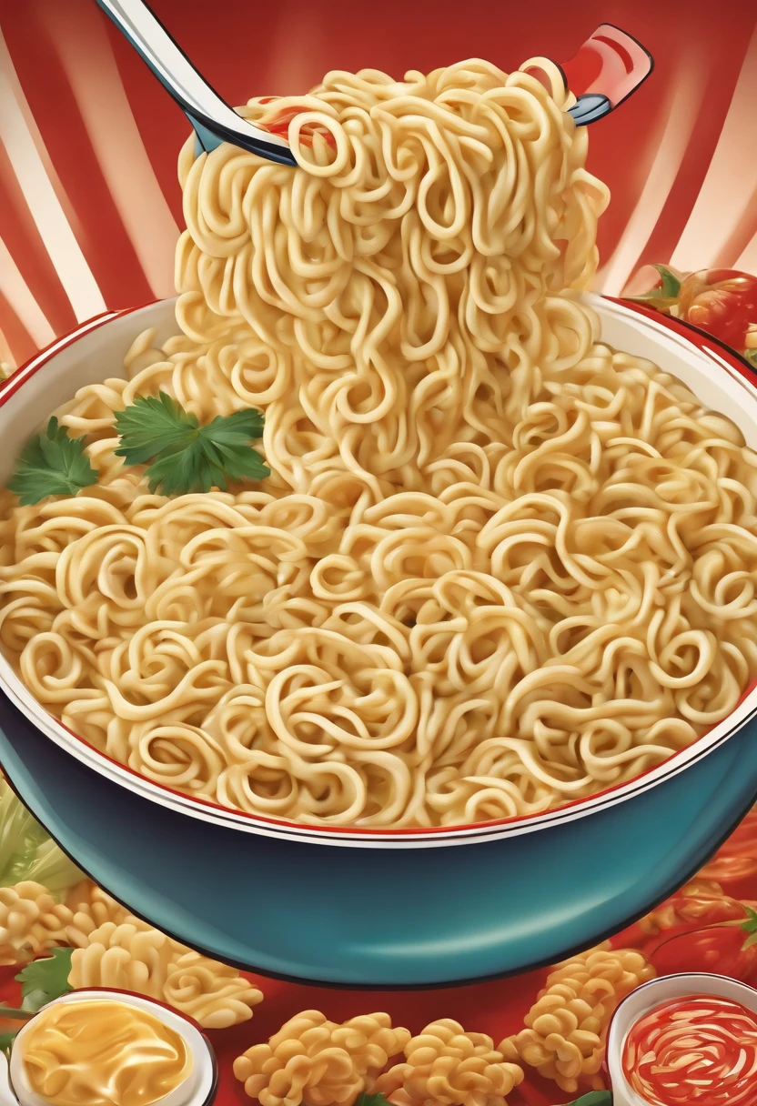 Mayonnaise instant noodles
