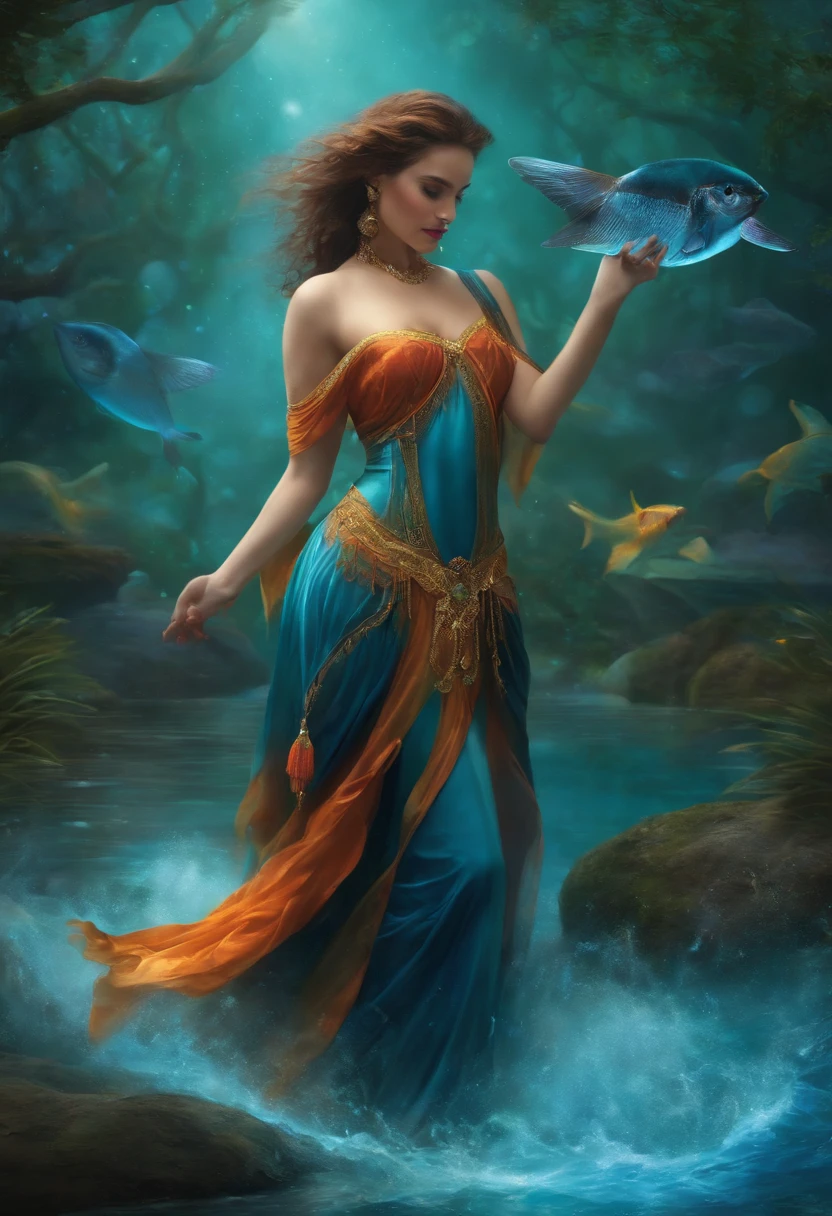 Two-dimensional water magician