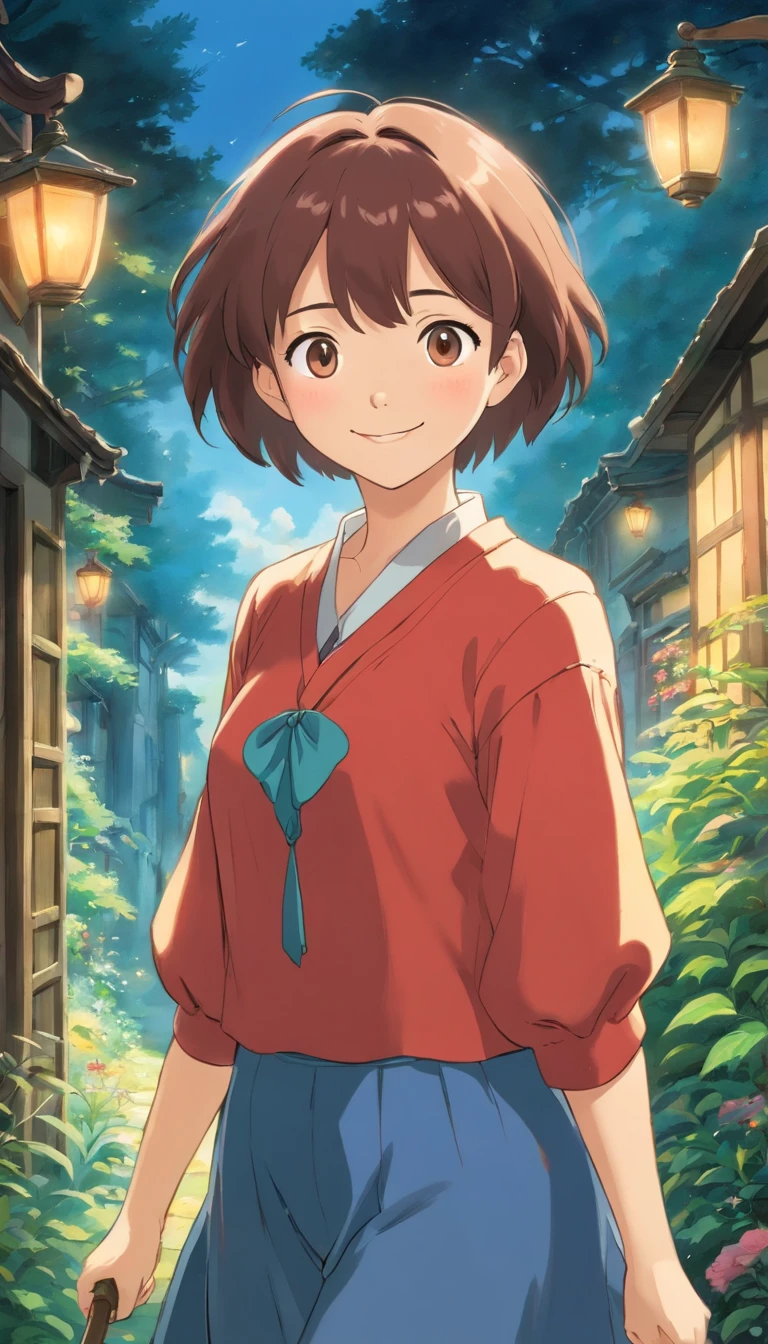 Department of Healing，Beauty with short hair，Sweet smile，Sense of light and shadow，First love girlfriend