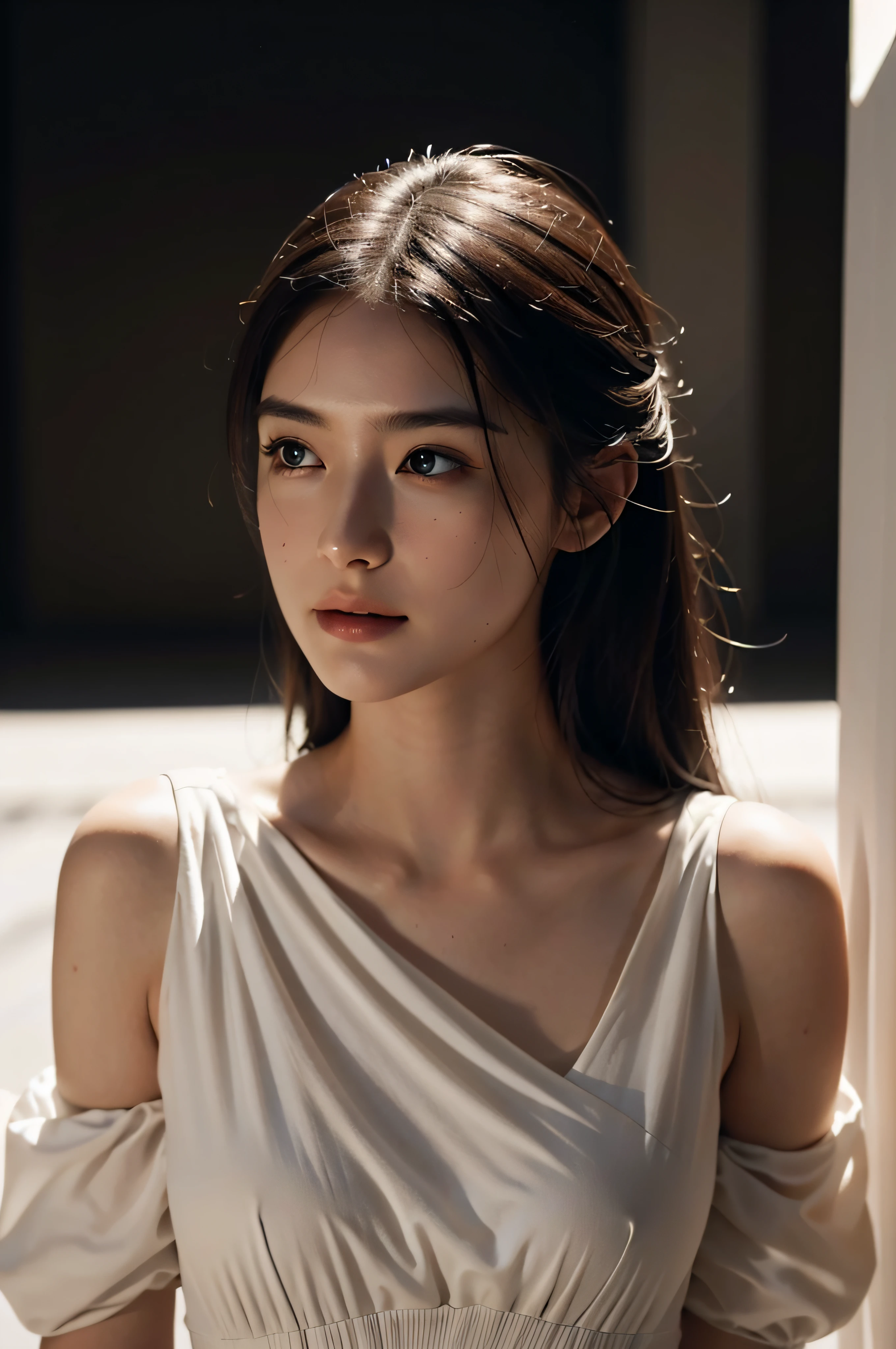 Delicate facial features,Nice face,Ultra-detailed details,White,Sense of light and shadow,ultraclear,Cinematic lighting,Full body photo,8K