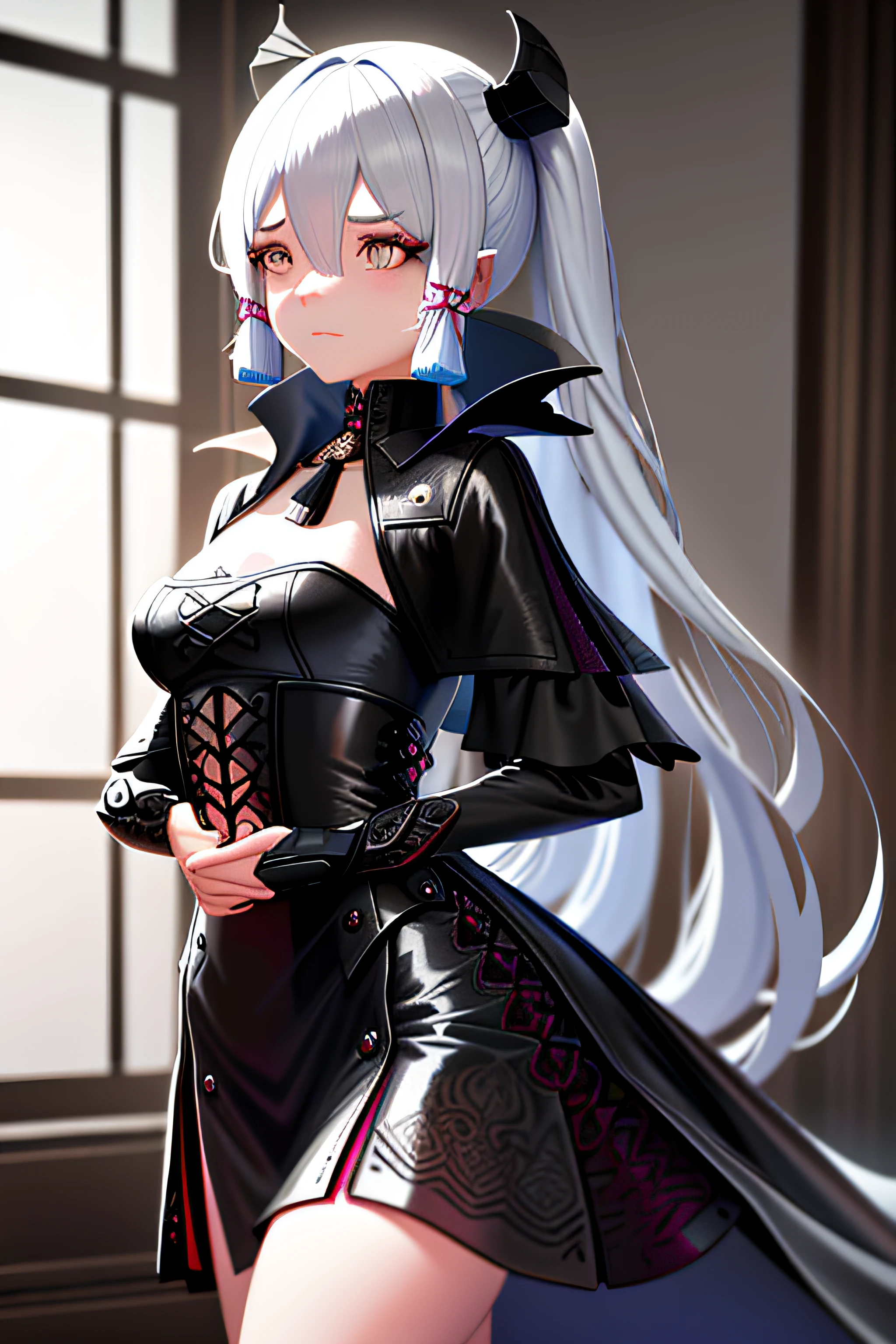 ((Intricate details)),Dark fantasy (/Style/), GLOOMY AMBIANCE, (Beautiful succubus girl, Long hair), (Sexy black lace outfit), (expression) , pastel colour, Sharp focus, Cinematic, (walking pose, Dynamic pose), trending on artstationh, (Majestic oil painting by Ed Brinkie, atey ghailan, author:Jeremy Mann, Greg Manchess),NSFW,style of ohwx, (Beautiful symmetrical puffy eyes)