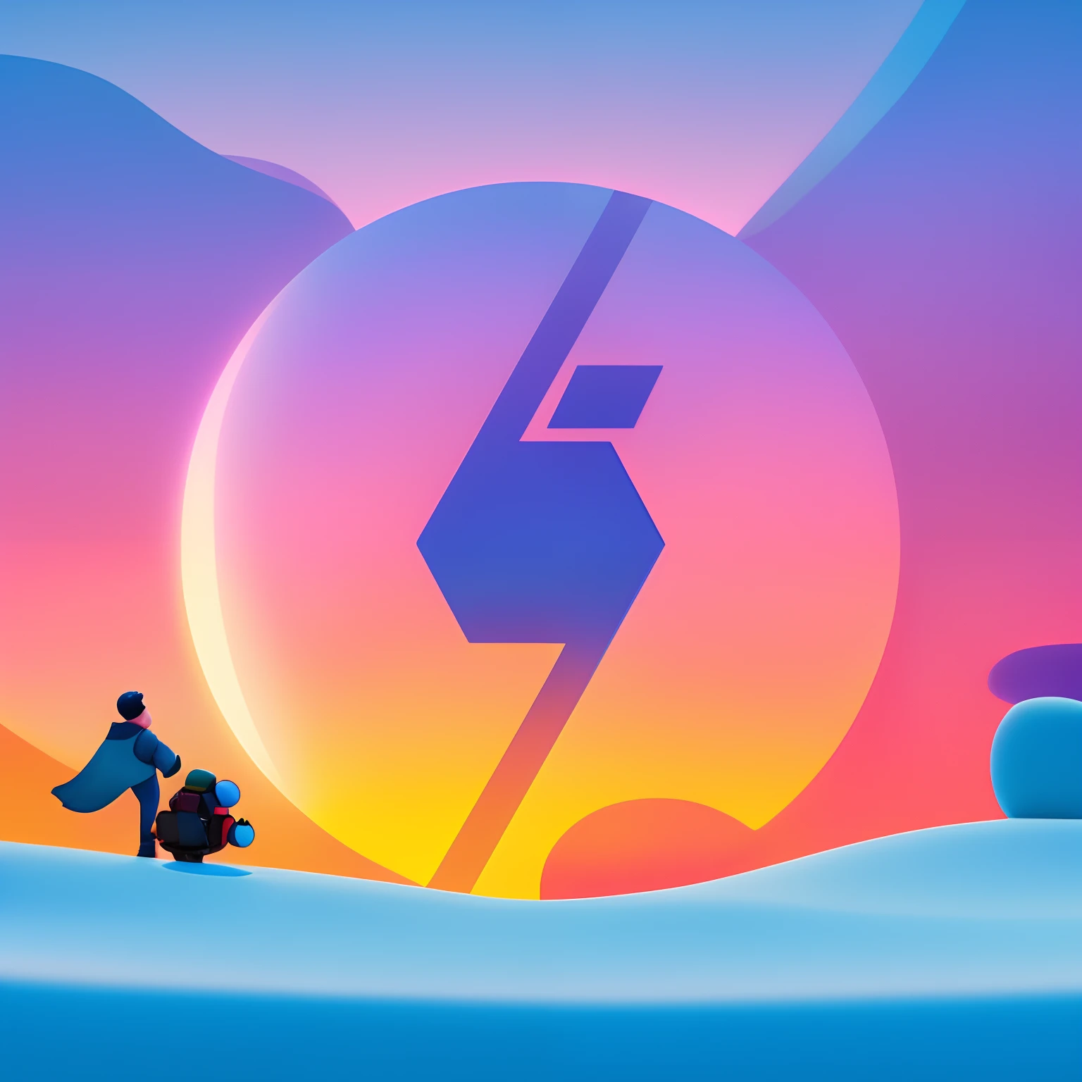 morning, A brave and adventurous Disney Pixar man and woman collaborating, professional, warm lighting, and a determined mood, White Background, Disney, 8k, CMYK