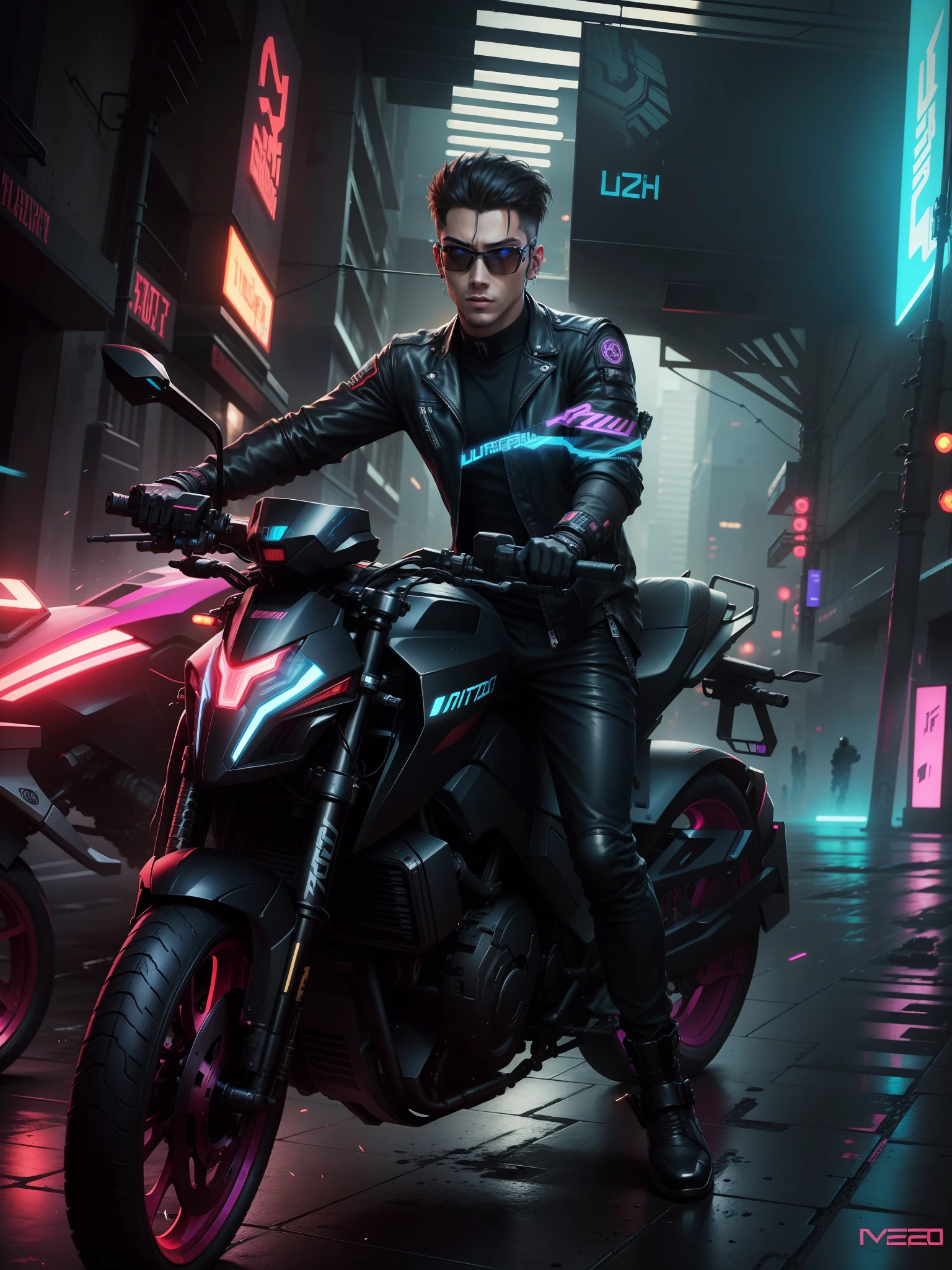 change the background cyberpunk handsome boy, realistic face, 8k, ulta realistic.