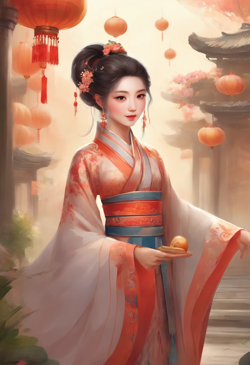 China-style,Tang dynasty baby girl,Hanfu,Cute and cute,Ball head,Hold a bunch of sugar gourds,Lively streets of Chang'an,Full body like,Detailed and accurate,depth of fields,8K,A high resolution,tmasterpiece,Beautiful wallpapers,high qulity,high detal,s the perfect face,offcial art,blur backgroun, --niji 5 --q 2