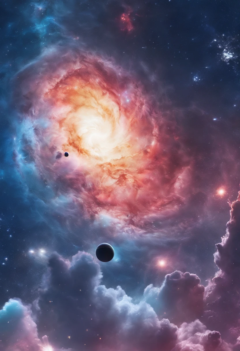 a photograph Galaxies, spirals, space, nebulae, stars, smoke, iridescent, intricate detail, in the shape of a lion, octane rendering, 8k hyper realistic, realistic texture, unreal natural lighting engine, cinestill 800, (35mm lens)