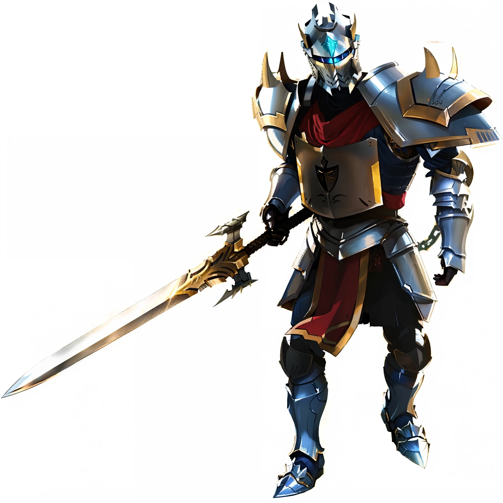 a close up of a person with a sword and armor, armored knight, a human male paladin, arsen lupin as a paladin, paladin armor, evil knight, ares with heavy armor and sword, male paladin, dragon knight, armored warrior, fantasy knight, epic paladin armor, knight, undead knight, blood knight, elf knight