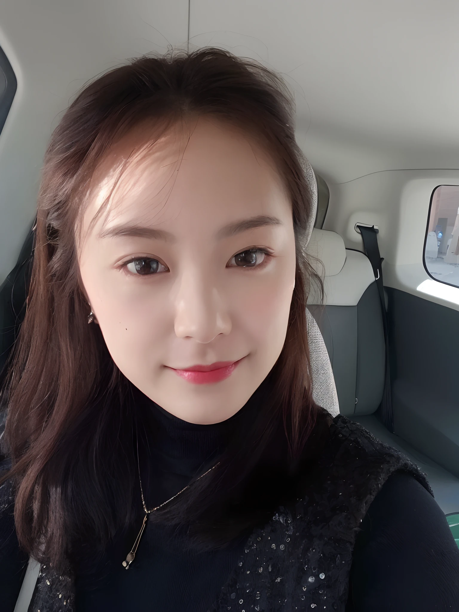 ((Best quality, 8k, Masterpiece :1.3)), 1girl, smiling, full body, slim face, Pretty woman, (Dark brown hair), full length dress :1.1, Ultra-detailed face, Detailed eyes, Double eyelid, blur background, slim face, city, outside, street,