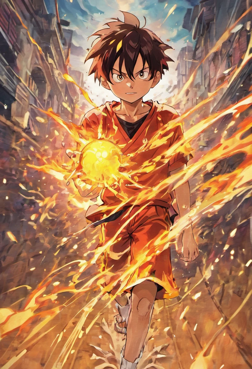 Design amazing posters,Features the fifth gear Luffy as the protagonist "One Piece" In the heat of the moment. Capture the essence of his burning determination and indomitable spirit,For he unleashed his anger on his enemies. Keep it short, Bold, And strongly convey the raw power of Luffy's anger.