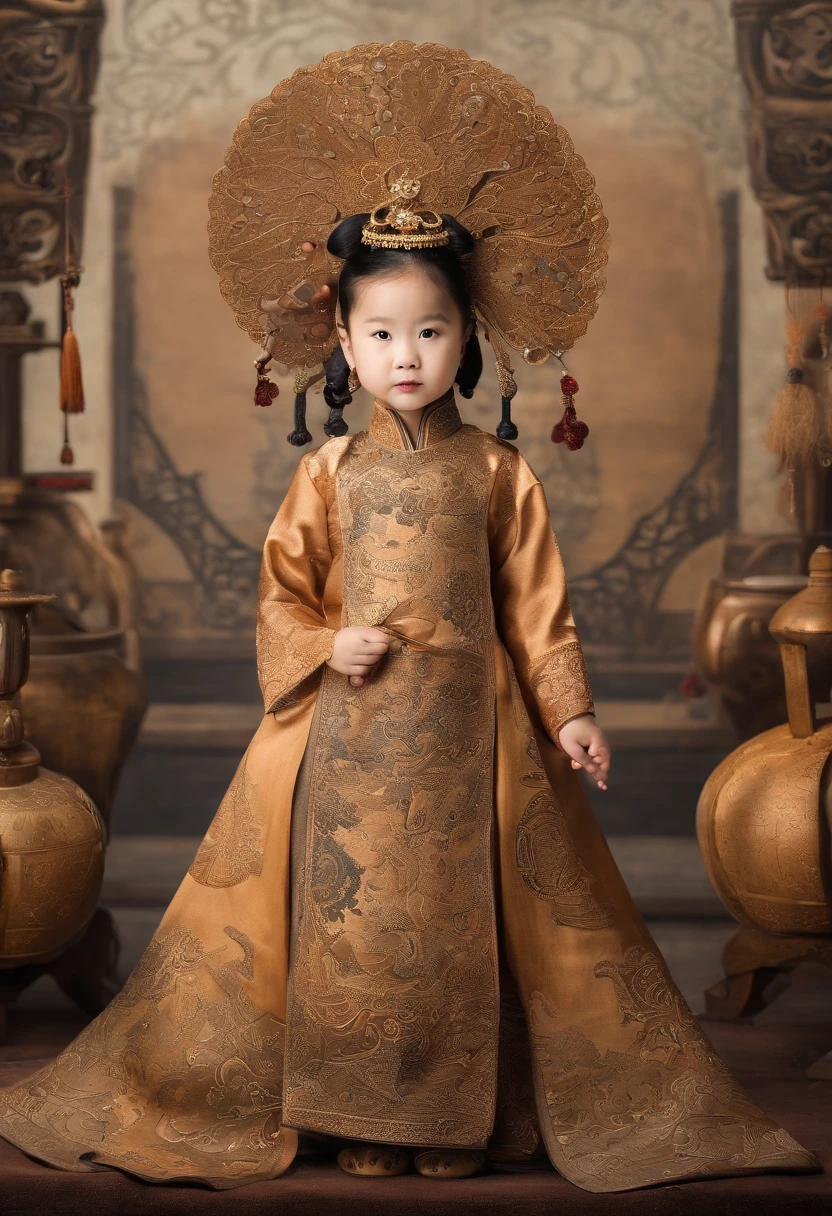 China-style，Tang dynasty  girl，Hanfu，Cute and cute，a ball head，Take a bunch of sugar gourds，The lively streets of Chang'an，Full body like，Detailed and accurate，depth of fields，8K,A high resolution,tmasterpiece,Beautiful wallpapers,high qulity,high detal,s the perfect face,offcial art,blur backgroun, --Niji 5 --Q 2