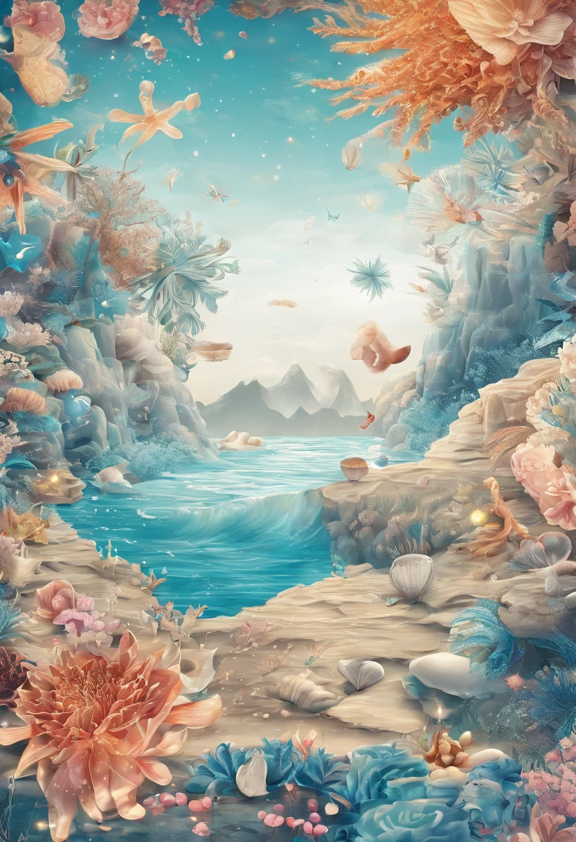sea of stars，Background image
