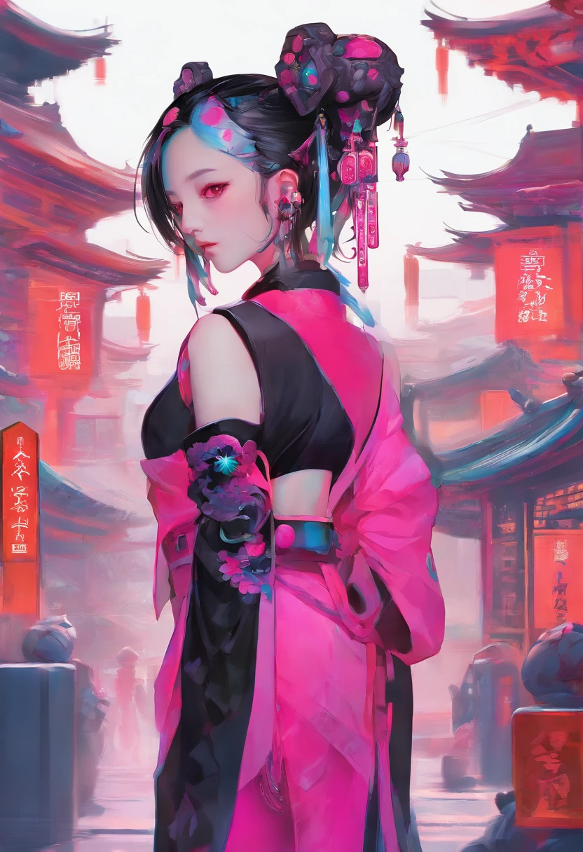 China-style,Tang dynasty baby girl,Hanfu,Cute and cute,A ball head,Take a bunch of sugar gourds,The lively streets of Chang'an,Full body like,Detailed and accurate,depth of fields,8K,A high resolution,tmasterpiece,Beautiful wallpapers,high qulity,high detal,s the perfect face,offcial art,blur backgroun, --Niji 5 --Q 2