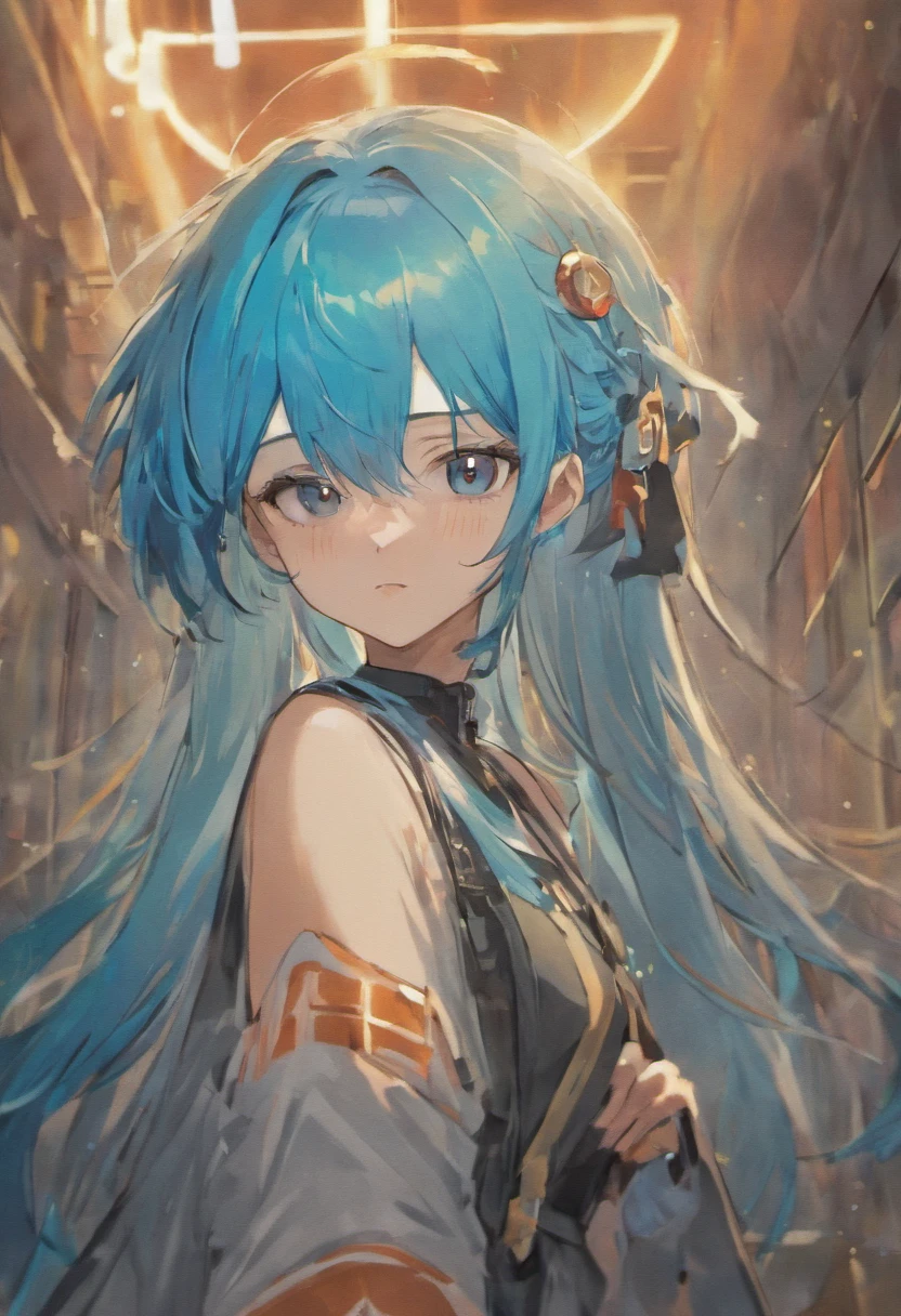 Blue hair, Asymmetrical hair, hair behind ear, Expressive hair, Hair over eyes, Hairline, goggles, black hair band, Moles under eyes, crazy, grin, parted lip,Seductive smile, Depressed, romanticism lain, Anime style, character sheets, reference sheet, lineup, hyper HD
