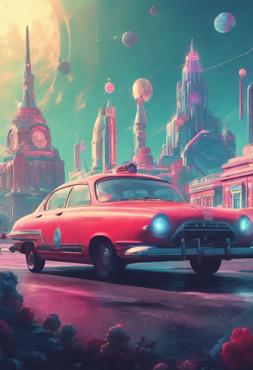 retrofuturism, streets of ((((soviet union)))), utopian future, androids,  flying droids, overgrown buildings, winter, (starry night), neon lights,  4k, wallpaper,Science Fiction,Lighting,Environmental Concept Art &amp; Design,Digital 3D,Character Modeling,3D,realistic,textures,cgi,environment,((Simon Stalenhag)),concept,Environmental Concept Art &amp; amp Design,scifi