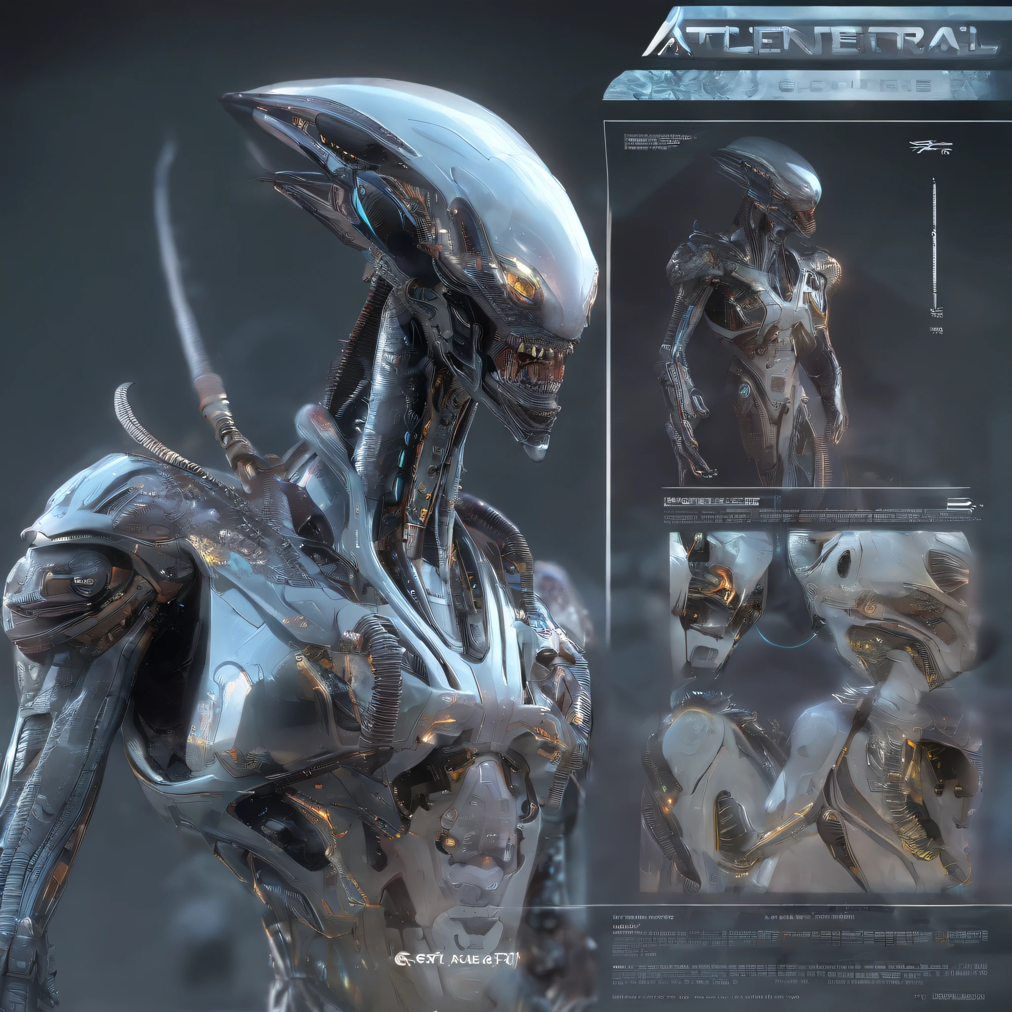 Translucent ethereal aliens,Humanoid,full bodyesbian,Mecha with zirconium dioxide ceramic surface,Hard surface properties,streamlined line design,It has refined features in a sci-fi environment, glowing from within, Sparks and lights, best qualtiy,tmasterpiece,Photorealsitic, Highly detailed, iintricate,unreal 5 render,