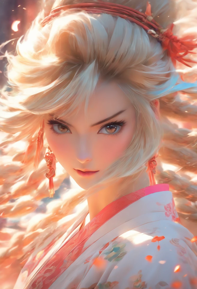 a close up of a woman with a sword in a white dress, a character portrait by Yang J, trending on cgsociety, fantasy art, beautiful character painting, artwork in the style of guweiz, guweiz, white hanfu, flowing white robes, full body wuxia, epic exquisite character art, stunning character art, beautiful female assassin