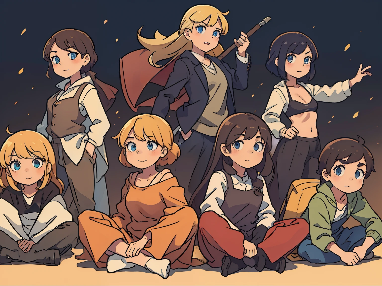 Do more of these characters in varied poses
