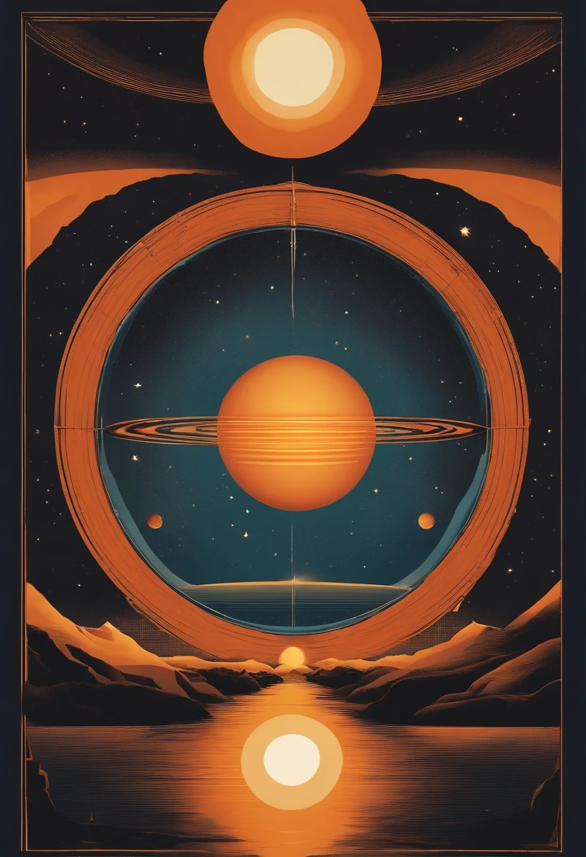 Take the orbit of the Earth as a circle,On the back of the Sun, which is symmetrical to the Earth,And an identical Earth