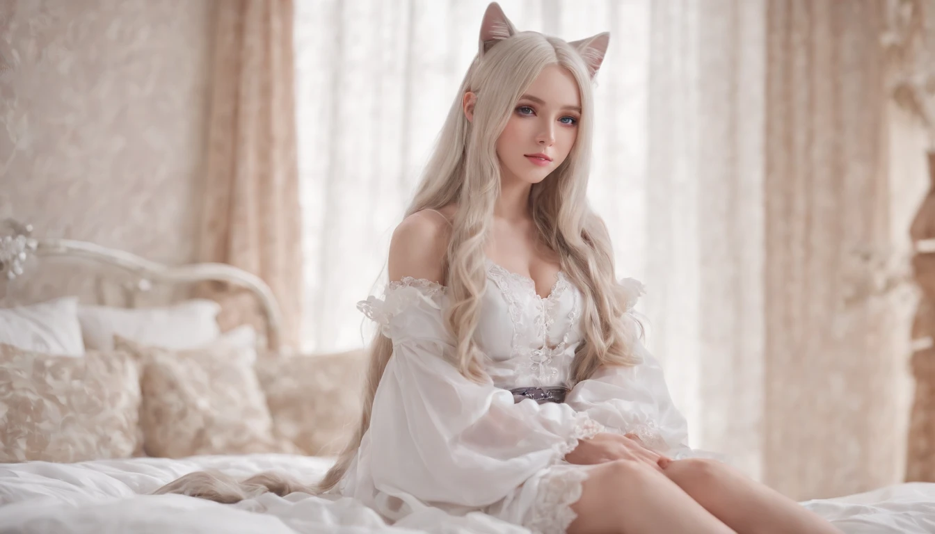 (raw photo: 1.2), (photorealistic: 1.4), high quality, masterpiece, illustration, smooth and cute, high details , CG, octane render, cinematic lighting, wallpaper 8k, amazing, fine details, Magnu opus, official art, extremely detailed CG unit 8k wallpaper absurd, incredibly absurd, huge file size, ultra-detailed, highres, extremely detailed, sexy girl, detailed, extremely detailed eyes and face, beautiful detailed eyes, light on the face, cinematic lighting, outdoor, forest, (bottom: 1.3), (see-door: 1.2), looking at the viewer, 1girl, solo, female, young, golden proportions, (Kpop idol), (shiny skin: 1.2), (oily skin: 1.1), ((wavy gray hair and a sophisticated sense of style)), makeup, (bright eyes: 1.1), (eyelashes: 1.1), (Split lips: 1.1), red lipstick, broad shoulders, (medium-sized breasts: 1.1), (neckline: 1.1), (big ass: 1.2), thighs, ulzzang-6500-v1.1, cat ears, black pants, oversized, (hot pants), (black choker), earrings, high heels, (NSFW: 1.3) --auto --s2