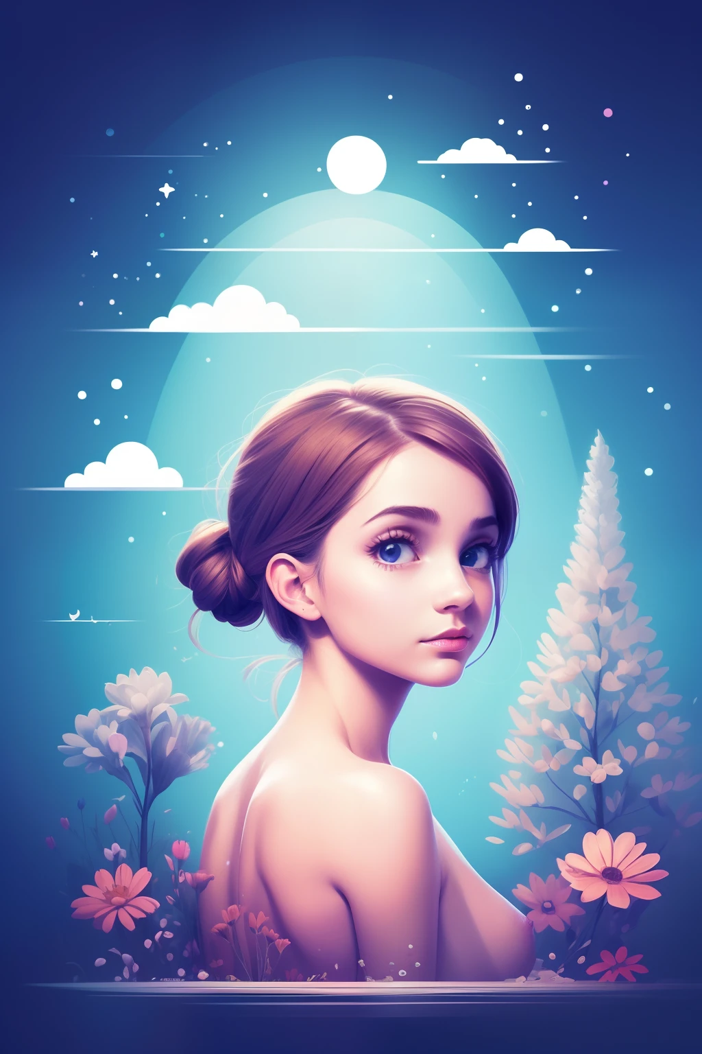((retrato: 1girl))estilo pixar, Somber, Negativo, torcido, weird, (ojos grandes), (((desnuda))), Painting by Salvador Dalí,Pero Tim Burton, emma watson
(pintura, obra maestra, alta calidad), plus a sad girl,  and delicate details that accentuate its beauty, Pinceladas fuertes, colores suaves, Soft lighting, Fondo borroso y bokeh suave.'Texturas 8K, Detalle extremo, Textura de piel altamente detallada, illustration, dibujos animados, anime! epic details, alta nitidez