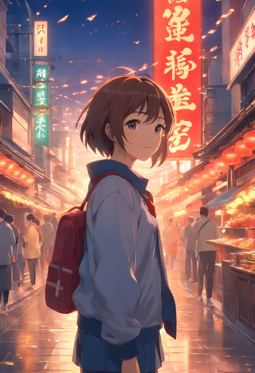 Year of the Tiger, ((Best quality)), ((Masterpiece)), ((Realistic)), Illustration style,firecrackers,streamers,Happy Chinese New Year,full bodyesbian, trends in art station , intricately details, Very detailed, 詳細な目, , Sharp focus, a digital rendering, professional, 4K,