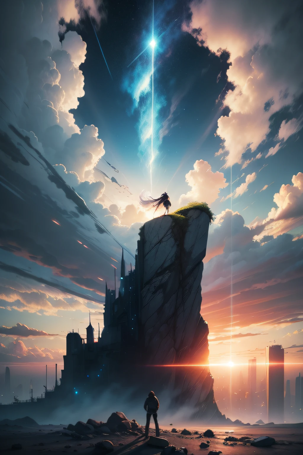 Break through the sky