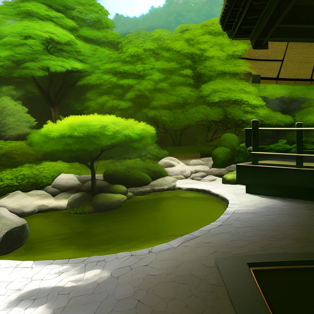 Japanese-style garden