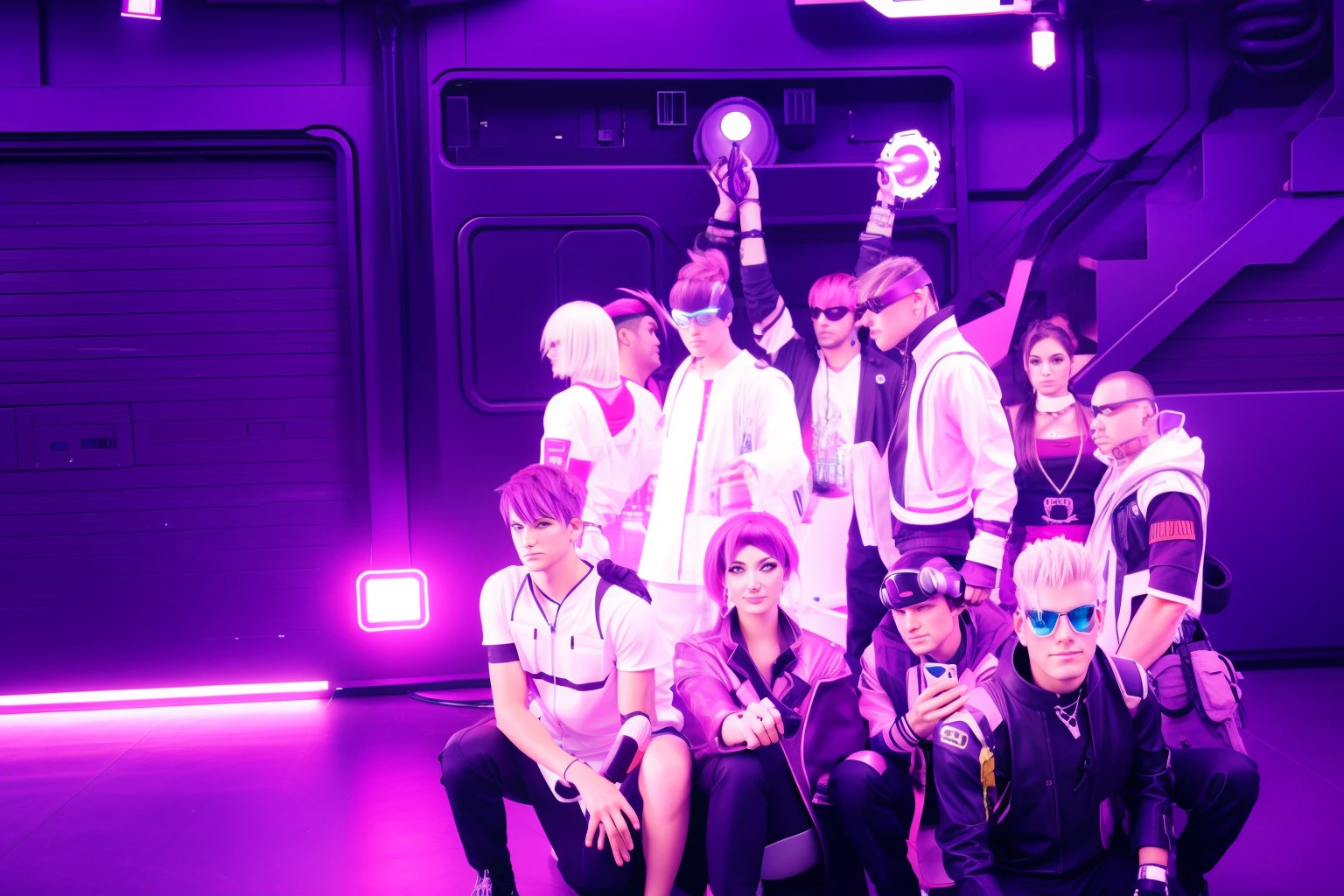 cyber punk perssonage