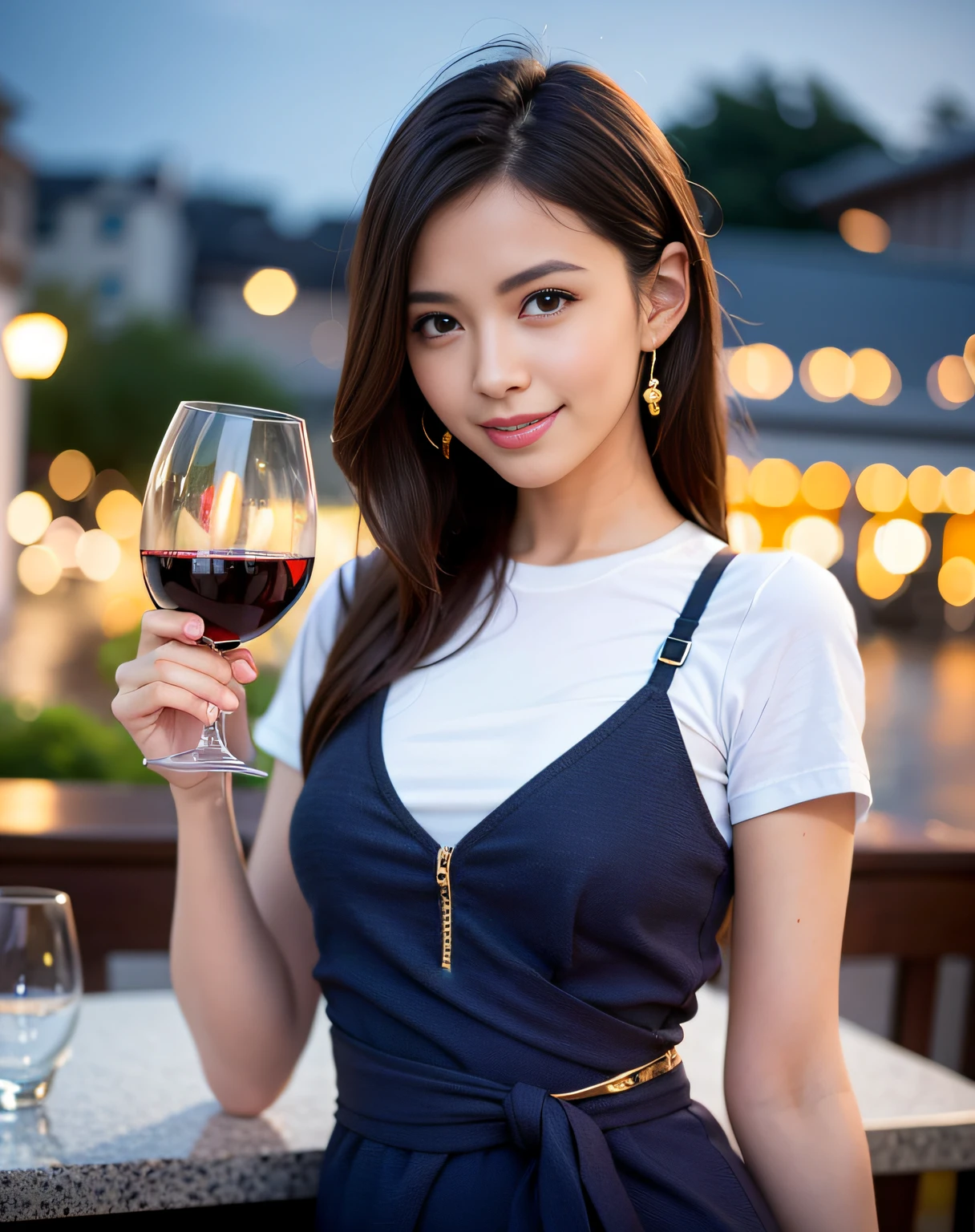 Change into a stylish short-sleeved T-shirt。