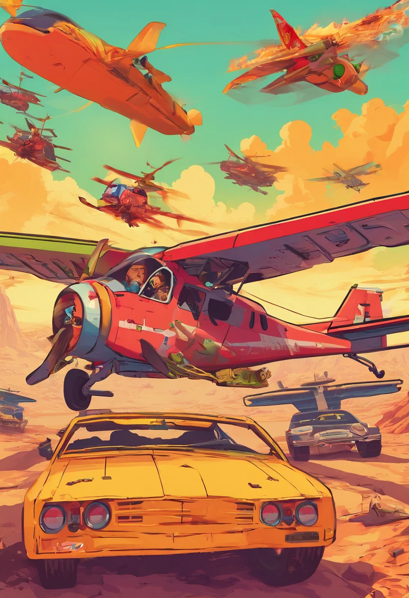 GTA5 players fly planes over military bases