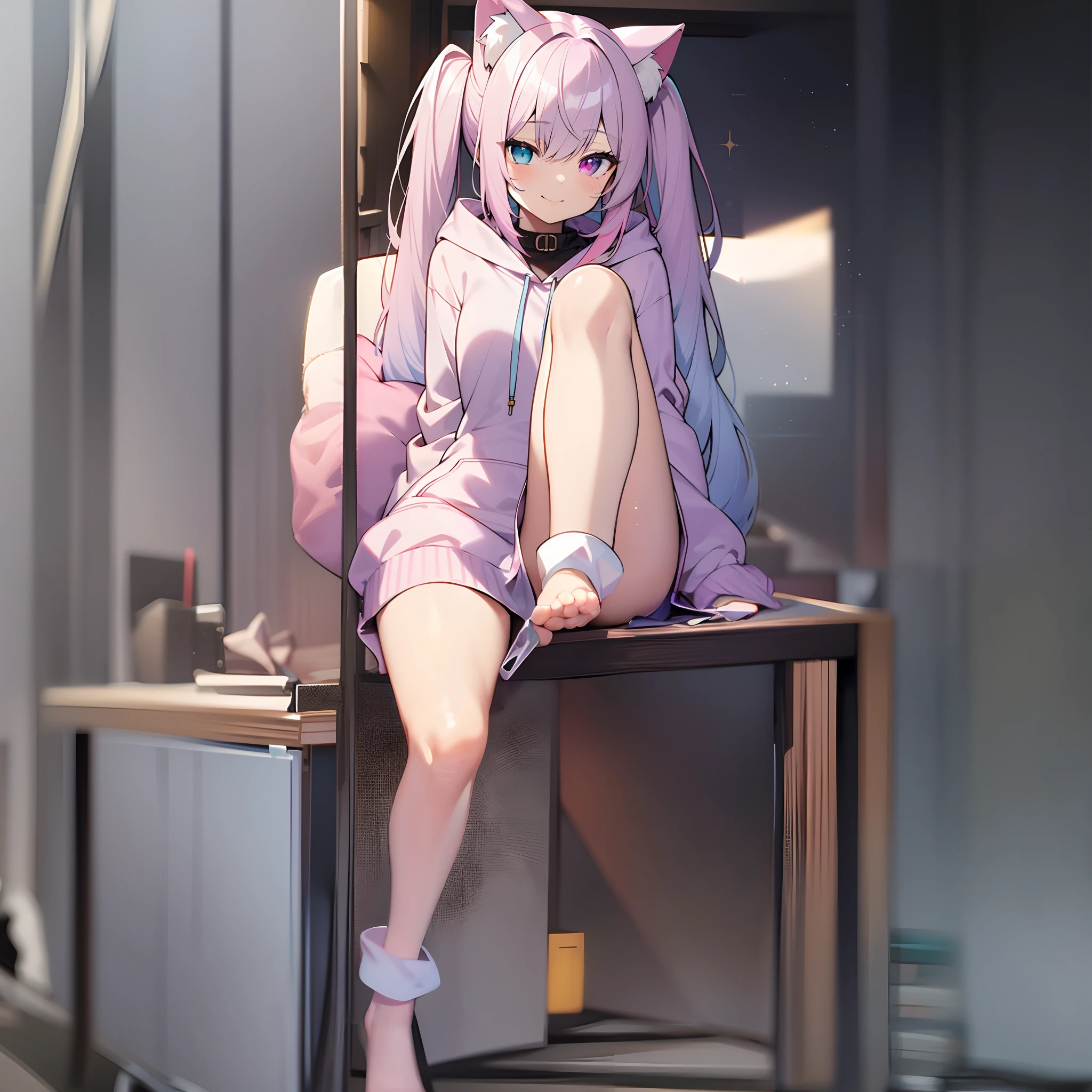 best quality,4k,highres,masterpiece:1.2,ultra-detailed,(realistic,photorealistic,photo-realistic:1.37),HD,studio lighting,ultra-fine painting,sharp focus,physically-based rendering,extreme detail description,professional,vivid colors,bokeh,portraits
The prompt is as follows:
A girl with anime-style features stands barefoot in front of a TV set. The TV set is turned on, displaying a vibrant and highly detailed scene. The TV screen emits a soft, atmospheric light that illuminates the girl's face and creates a captivating glow.
This anime girl has long, flowing hair that gently sways in the breeze. Her eyes are beautifully illustrated with intricate details, capturing a sense of innocence and curiosity. Her lips are delicately portrayed, giving her a serene and graceful appearance. She wears a stylish outfit that reflects her personality and adds a touch of flair to the overall composition.
The TV set itself is a work of art, meticulously rendered with ultra-fine painting techniques. The colors on the screen are vivid, enhancing the visual impact of the image. The scene displayed on the TV screen is a captivating portrait, filled with depth and emotion. The lighting in the scene is carefully adjusted to create a sense of drama and realism.
The overall image quality is of the highest standard, with every detail meticulously crafted. The resolution is set to 4k, ensuring a visually stunning and immersive experience. The colors are vibrant and true to life, adding a sense of richness to the artwork. The sharp focus enhances the clarity of the image, allowing every detail to be appreciated.
In summary, the prompt depicts an anime girl standing barefoot in front of a TV set. The TV screen displays a captivating scene with vibrant colors and intricate details. The overall image quality is of the highest standard, with ultra-detailed rendering and professional artistry. The prompt captures the essence of anime art while showcasing the beauty of a well-crafted TV set.
P